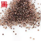 Stone Hot Sale Brown Cz Coffee Synthetic Cubic Zircon Stone Shape Round Cut Gemstone