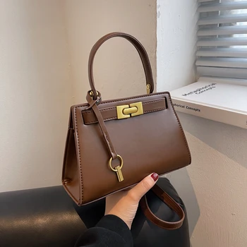 Fashion Luxury Small Stone Pattern Bags Woman Design Handbags Girls Popular Purses Hand Bags For Females