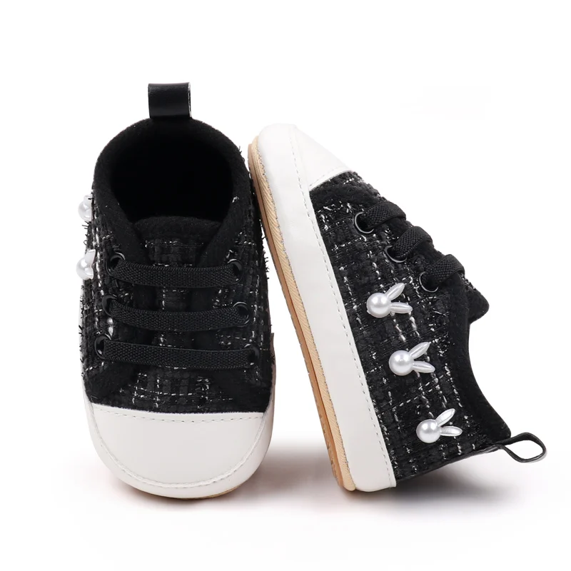 Baby Girl's Summer Spring/Autumn Casual Elastic Canvas Shoes Lightweight Breathable Anti-Slip Mary Jane Flats details