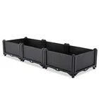 Container Planter Square Breathable Planting Container Grow Bag Planter Pot For Vegetables
