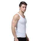 Mens Men High Quality Custom Cotton Tank Top Mens Undershirt White Gym Men's Tank Tops
