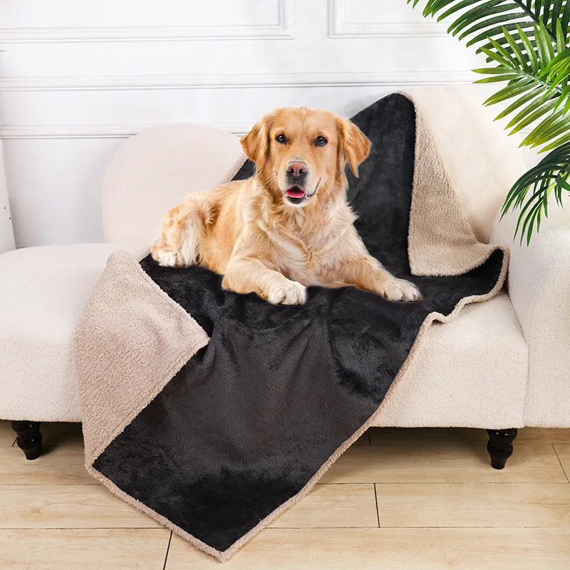 product waterproof blanket fleece flannel pet blanket customize dog bed sofa blanket-48