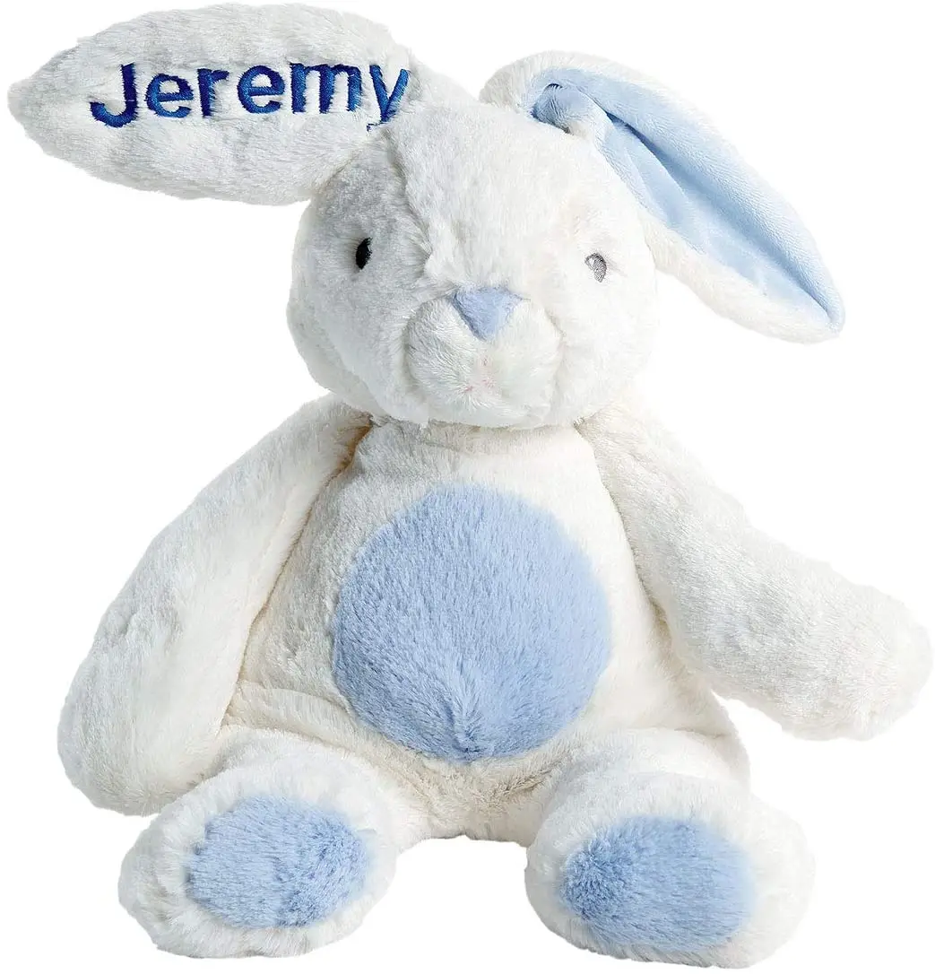 Personalized Stuffed Easter Bunny for Kids 