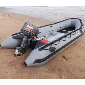 (ce)New product high quality pvc 4 person used fishing boat folding Portable boats for sale