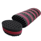 Curl Cheap Price 2 Sided Magic Barber Twists Original Hair Curl Sponge Foam Hair Brush With Holes
