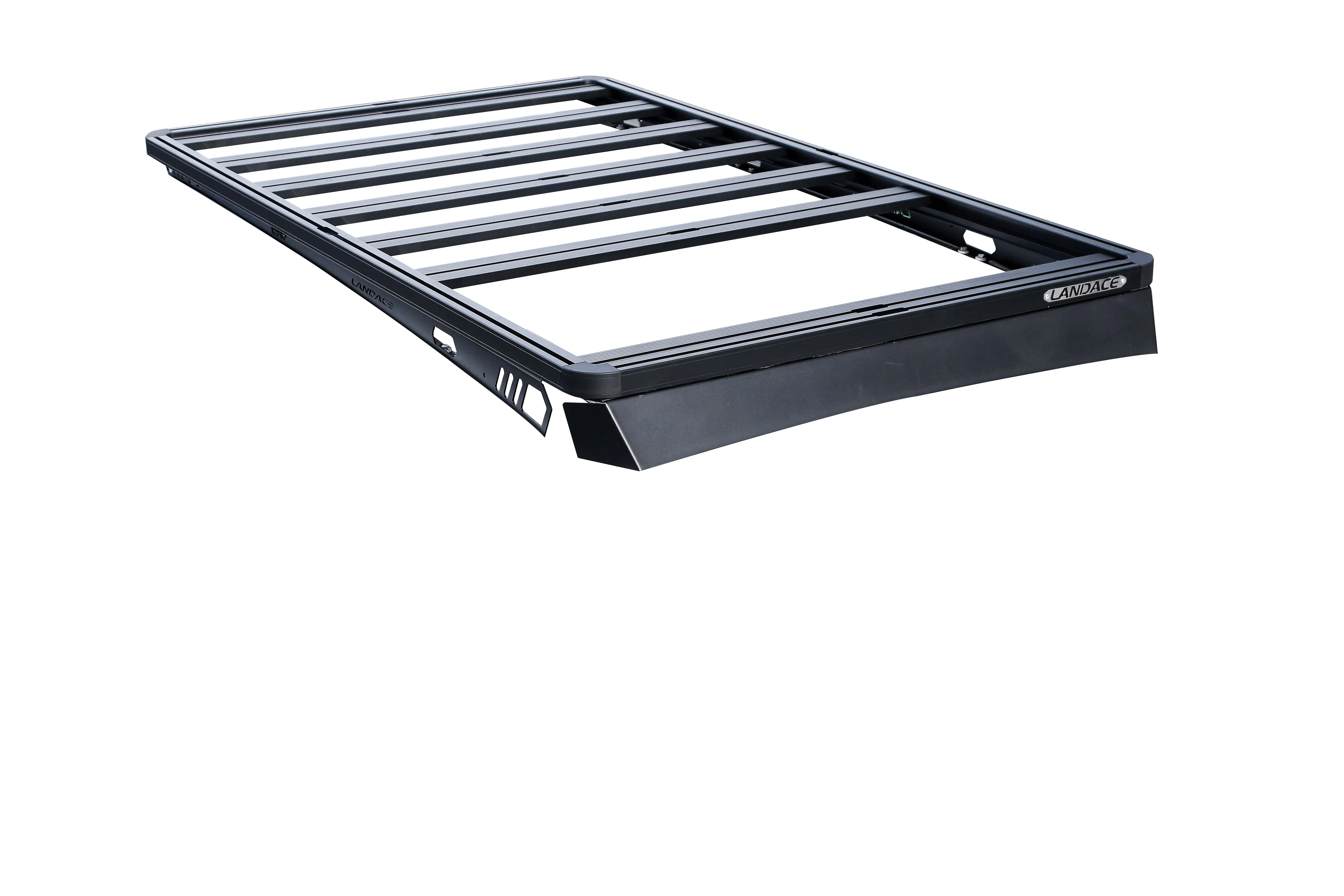 Universal 4X4 Base Baggage Tray Aluminium Alloy Black Cargo Carrier Basket Rak Atap 2