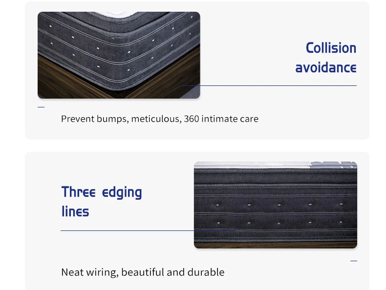 Hybrid Organic Mattress Non-Toxic Chemical Free Dunlop Latex and Coil System with Organic Cotton natural latex mattress