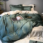Comfort Set Bed Sheets New Product Soft Comfort Skin Feel Solid Bed Sheet Bedding Set Luxury For Home