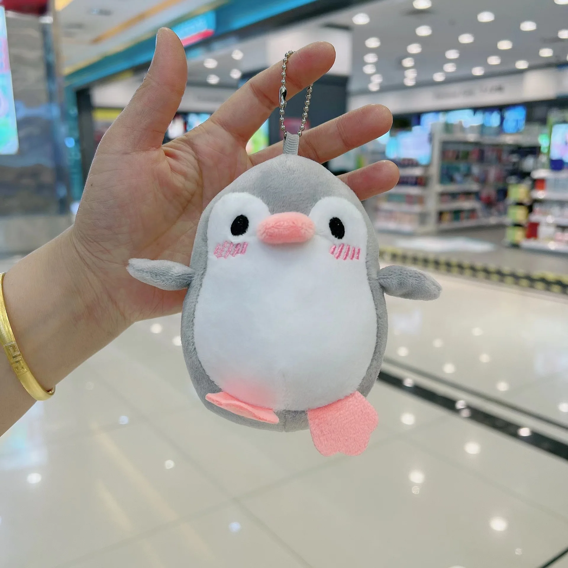 Penguin doll pendant cute little penguin plush toy keychain pendant bag hanging decoration grab Machine gift
