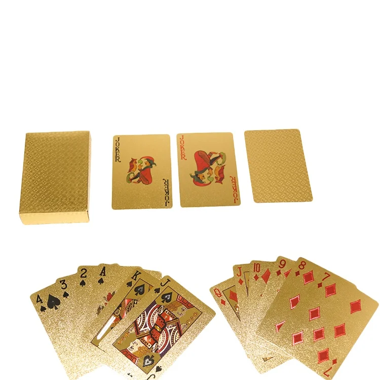 Details about   NEW Gold Foil Waterproof Plastic Playing Poker Deck  Statue of Liberty 