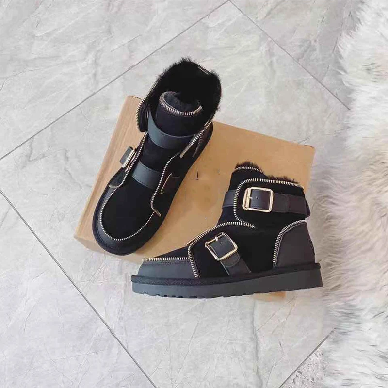 Casual Ankle Leather Boots Bottes Femme find