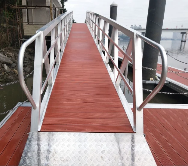 T Heavy Duty Aluminium Ramp Ladders For Marine Boat Handrail Dock