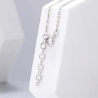 Silver New Arrival Women Jewelry 925 Sterling Silver Custom Cute Bear Cub Of Heart Lock Link Chain Necklace