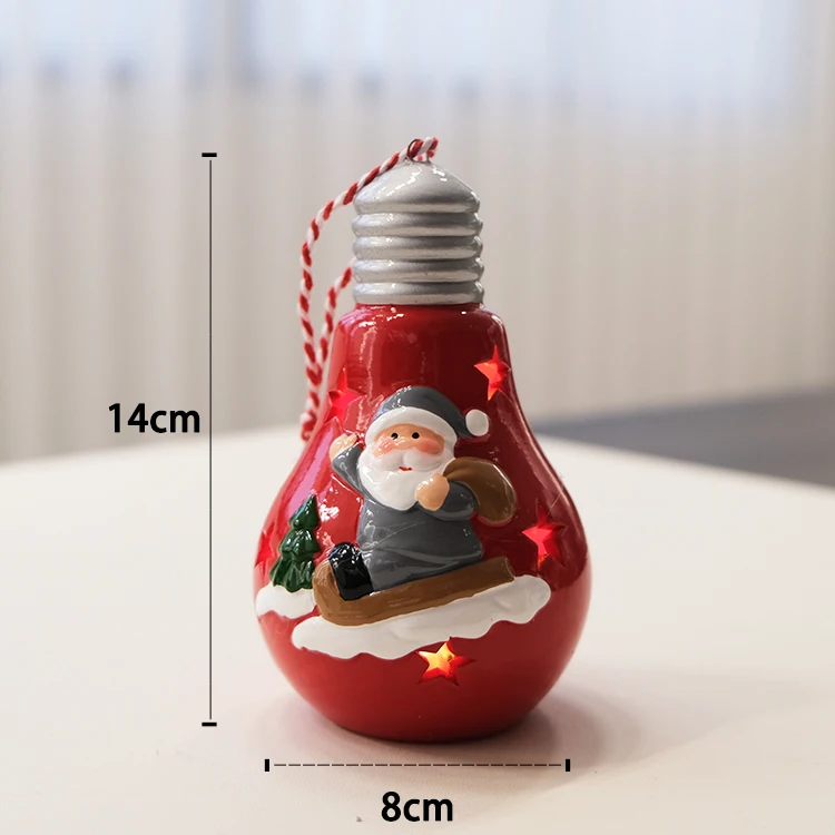 christmas decoration supplies-old Santa Claus  decor Christmas tree pendant