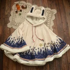 Coat Outerwear Chaquetas Winter Latest Cute Strings Fleece Printed Abrigos De Mujer Hoodie Furry Ladies Coat