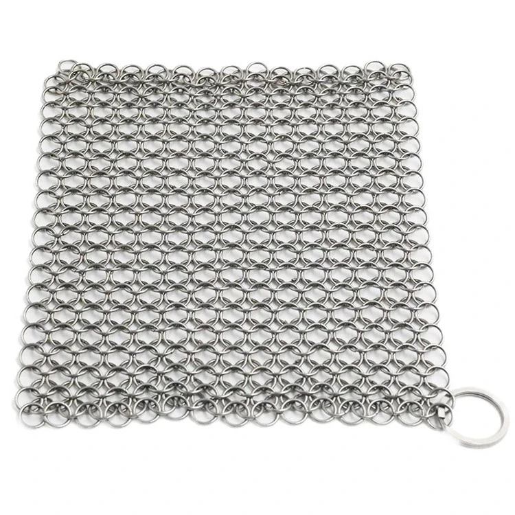Stainless Steel Chain Brush Pot Mesh 