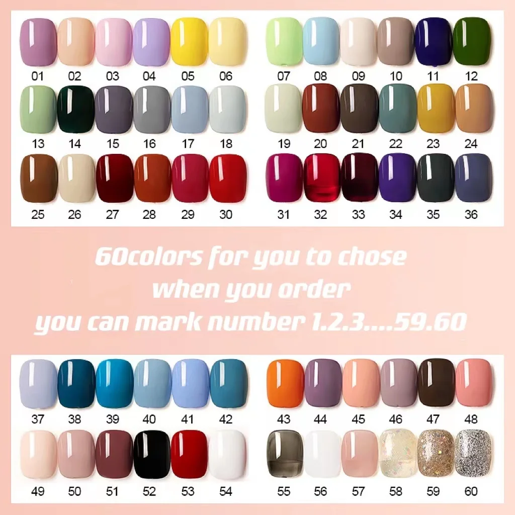 60 Colors Private Label Oem Odm 3000 Color 15ml Vernis Permanent Soak