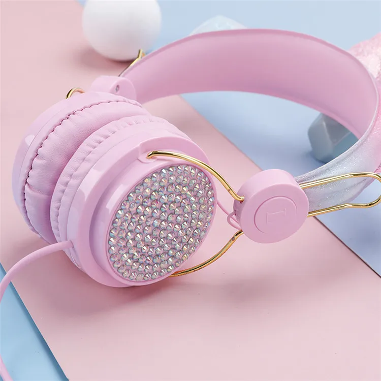 Cartoon Unicorn Wired cuffie ragazze figlia musica auricolare Stereo  Computer telefono cuffie regalo per bambini unicorno carino con  microfono|Headphone/Headset| - AliExpress