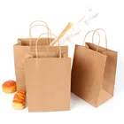 Paper Bag Paper Bag Wholelsale Recyclable Custom Printed Kraft Paper Shopping Bag With Twist Handle