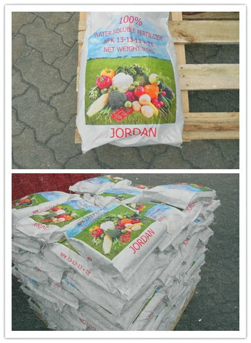 Agricultural Powder Npk 20 20 20 Te Water Soluble Foliar Fertilizer