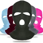 Ski Wholesale Winter Custom Hats 3 Holes Full Face Cover Design Your Own Beanie Ski Mask Balaclava
