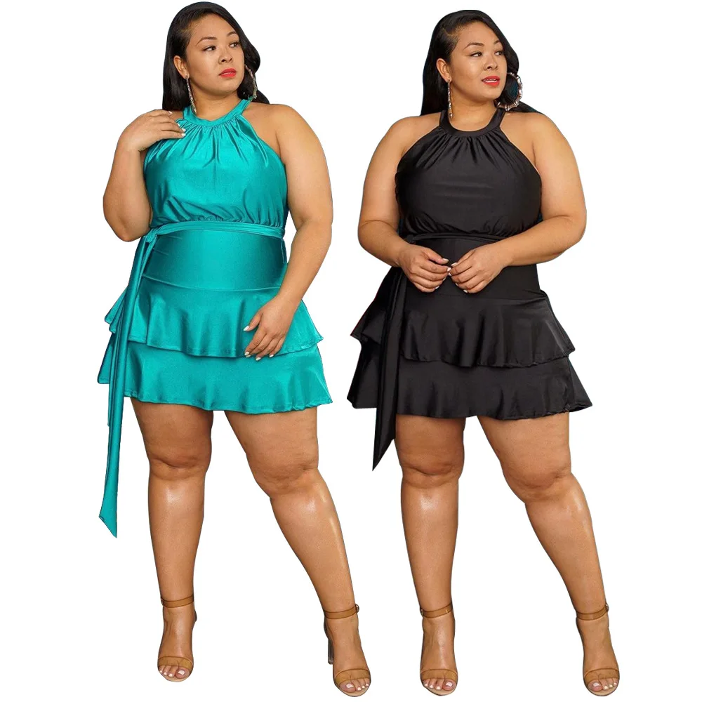 Dress Fashion Women Clothing Plus 