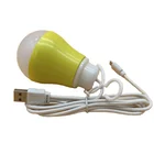 Lamp Bulb Night Lamp Multi-color LED Bulb Light With Double Connector 4.2v 5w 10w USB