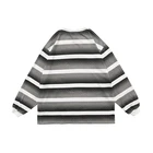T Striped Customized High Quality Long Sleeve Shirt T 100% Cotton Striped Embroidered LOGO Sweatshirt