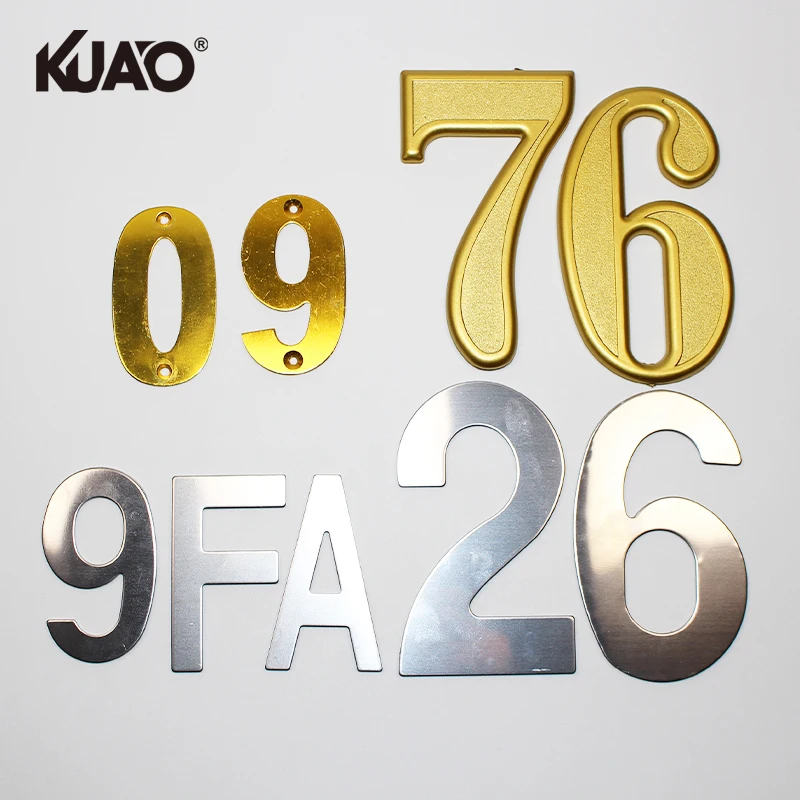 Household Hardware Accessories Custom Laser Cut House Numbers Stainless Steel OEM Double-Cavity Blister Service Provided manufacture