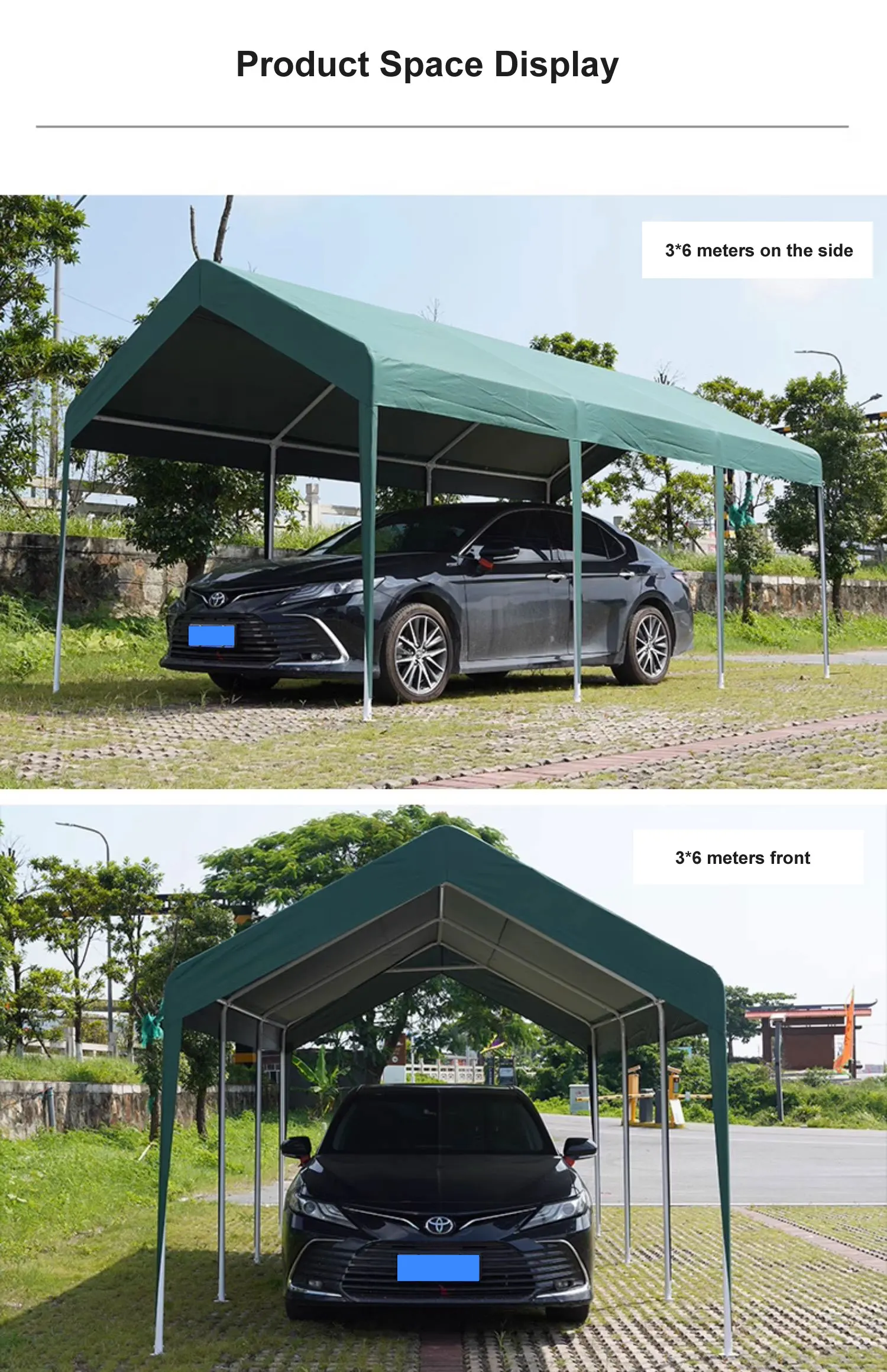 凉亭停车场盖帐篷车棚车棚汽车遮蔽物防水防紫外线公园汽车帐篷