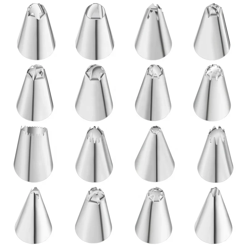 Hot Sale 48 Styles Piping Tips Cake Decorating Nozzle Icing Nozzles Bakes Flower #1 Cake Nozzles Cake Decorating Tool
