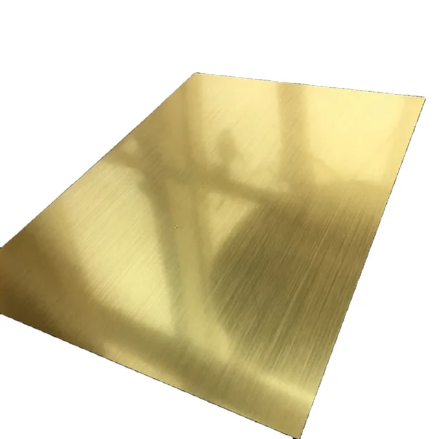 Laser Engraving ABS Plastic Sheet 1200X600 ABS Brushed Gold Silver Color Sheet
