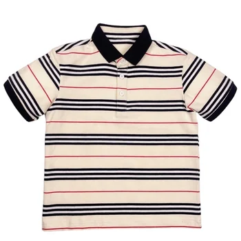 Wholesale High Quality Cotton Polo Shirts for Boys Kids Embroidered Logo Summer T-Shirts with Polo Collar Knitted Fabric