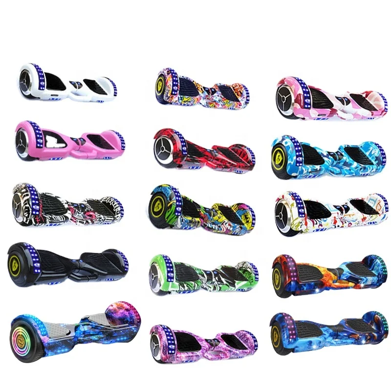 EU Stock 350W Hoverboard With 6.5/8/10 Inch Motors 350W App Control 36V Electric Overboard for Children 350W Smart Sensor