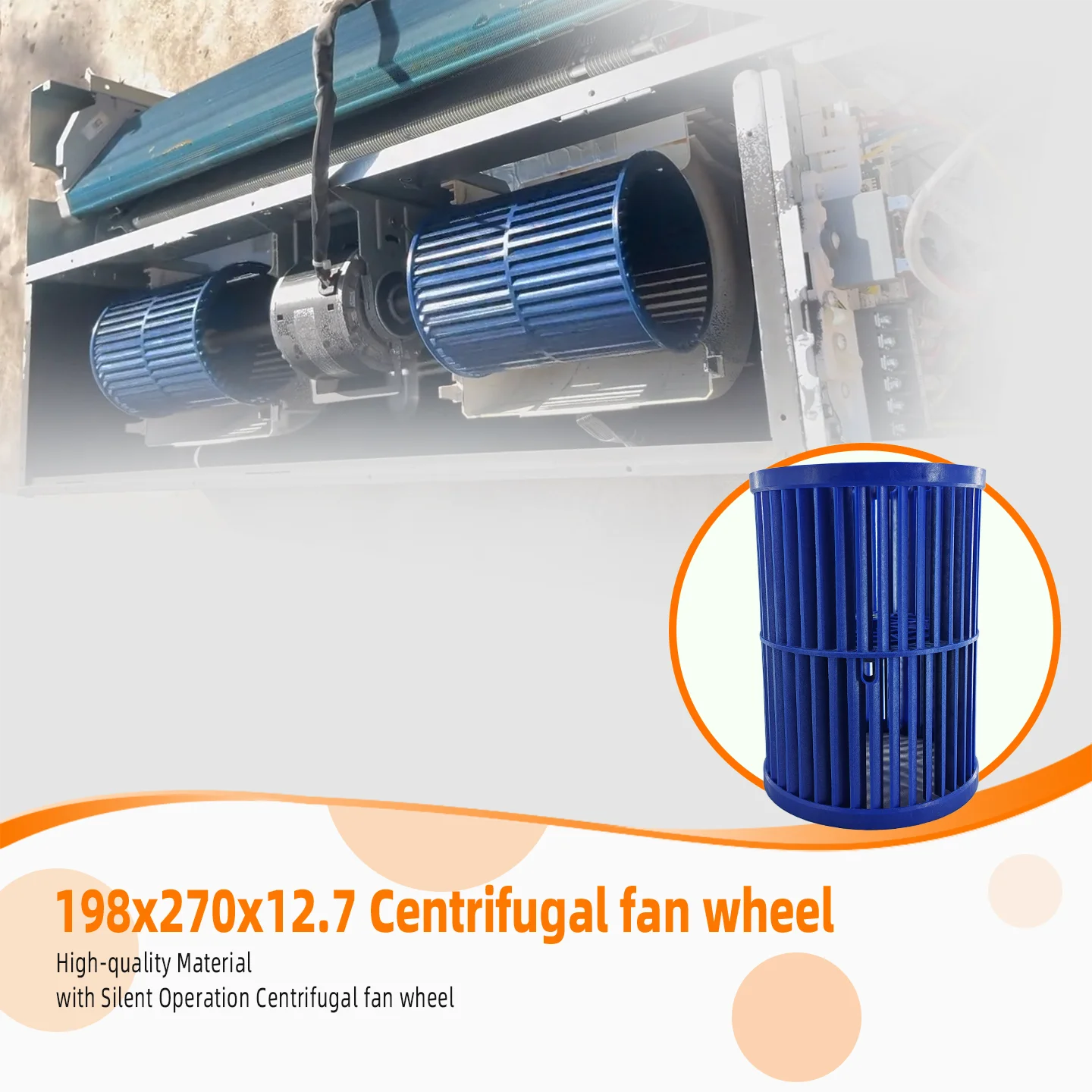 Centrifugal Blower, 12100103000984, 198x270x12.7mm, Plastic - detail 16
