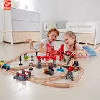 Train Set Wooden Train Wooden Train Set Children Train Tracks Slot Toy City Rail Set Wooden Railway