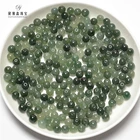 Bead Natural Stone Bead Round Smooth Burma Jade Bead Loose DIY Woman Man Jewelry Making Supplies