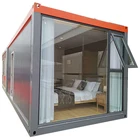 House Super Low Cost 2 Containers Prefabricated House Fast Build Light Steel Villa Tiny Prefab House Apartment