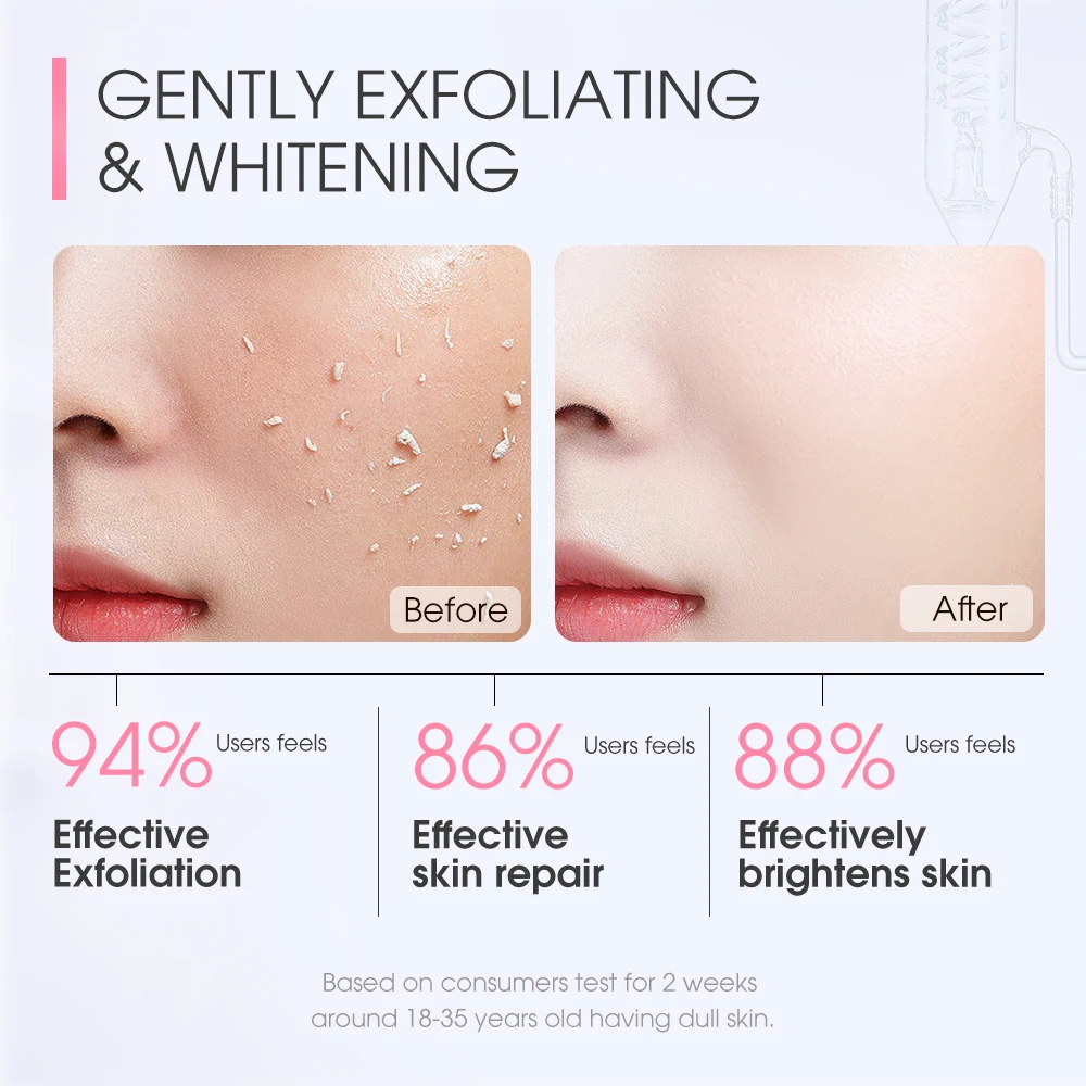 SKINEVER Niacinamide Exfoliating Gel Facial Cleanser With Centella for Deep Cleansing Skin and Remove Dark Skin Tone