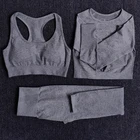 Wear Julysand Women Factory Seamless Yoga Suit Pants Leggings Set Yoga Suit Sport Wear Seamless Yoga Sets