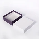 White Custom Logo Luxury 2 Piece Rigid Cardboard Wedding Gift Jewelry Box Paper Packaging