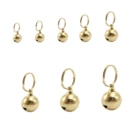 12mm Metal Decoration Craft DIY Making Small Bell Xmas Decorative Custom Jingle Bell Necklace Craft
