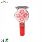 Owleye Special Design Solar Power 8 LED Traffic Warning Lights