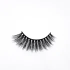 Band Faux Mink Eyelashes 18mm Clear Band Cruelty Free Faux Mink Strip Eyelashes