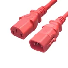 Power Cable C13 Cable Heng-well 16A 250V Power Extension Cable IEC C13 To C14P With Lock Connector Power Cord