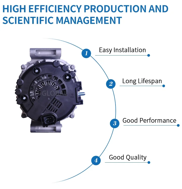 product low rpm high output alternator for car a0009060500 for mercedes benz c280 c300-9