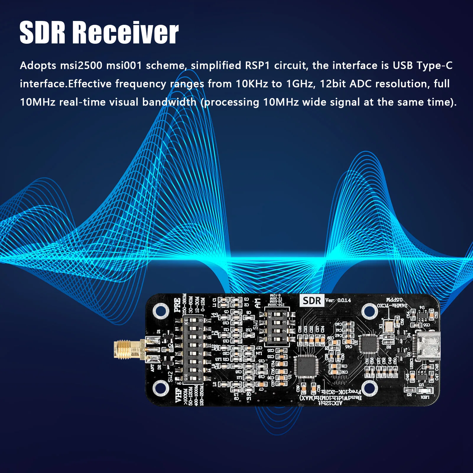 Rsp1 msi2500 msi001 sdr приемник схема