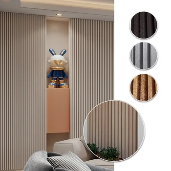 Eco-Friendly Moisture-Proof WPC Wall Panel Decorative Interior Wall Paneling for Household Use