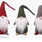European Doll Christmas Ornaments Small Forest Old Man European Style Standing Face Less Doll Window Decoration Items