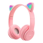 2022 Wholesale Tws Earphone Gaming Earbuds Phone Headphone Cat Ear Headset Wireless
